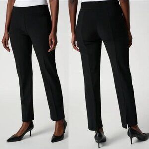Joseph Ribkoff Straight‎ Leg Pull On Trousers Size 8 Dress Yoga Pants Dark Grey